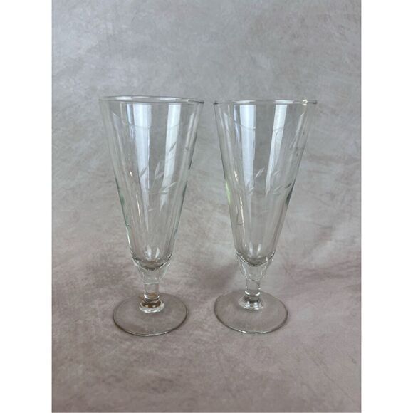 Vintage Princess House Champagne Flutes - Picture 1 of 6